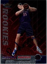 1999-00 Topps Finest Aleksandar Radojevic #112 Auto On Card In Person Signature