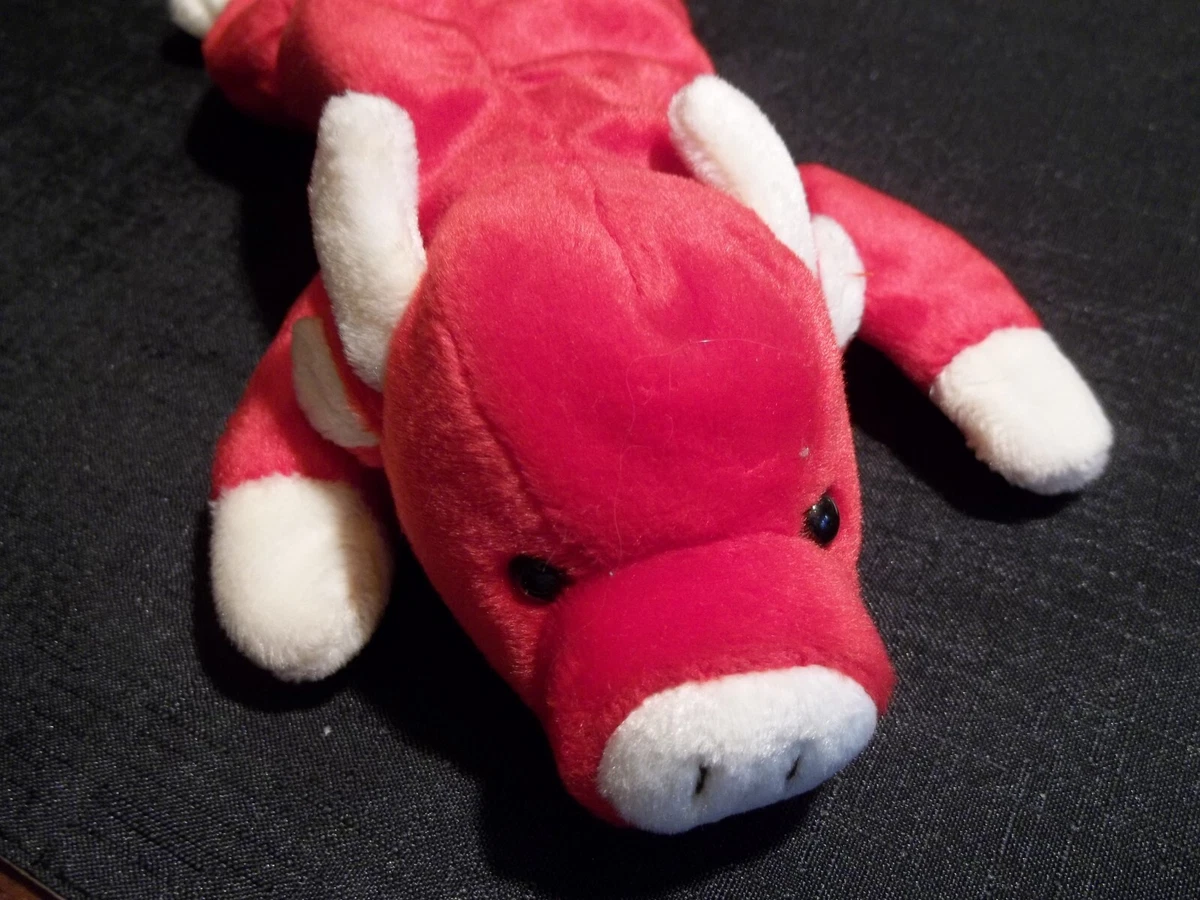 Beanie Baby Red Bull Snort Heart shaped NO TAG eBay