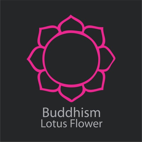 BUDDHISM LOTUS FLOWER - Car Window Computer Decal Sticker - Sizes And Colors - Picture 7 of 15