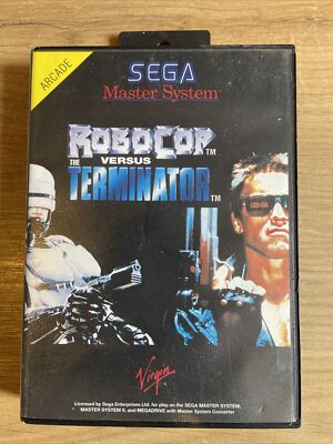 RoboCop Versus the Terminator (Master System) Sega Retro Game Cartridge