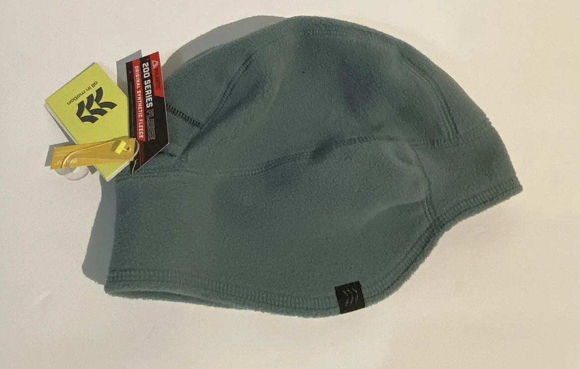 PONY Cappello All In Motion donna OS verde Polartec pile berretto apertura coda di cavallo