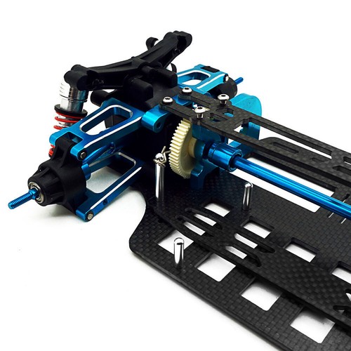 1/10 RC Alloy & Carbon Shaft Drive Touring Car Frame Kit for TAMIYA TT01 TT01E - Picture 5 of 12