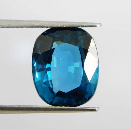 Natural 9.35 Ct kenya Blue Tsavorite Garnet Cushion Cut CERTIFIED Loose Gems - Picture 7 of 12