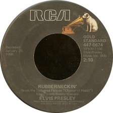 Elvis Presley 45 U/min 7" Vinyl 1970 447-0674 Dont Cry Daddy / Rubberneckin