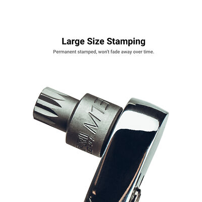 SUPER BRAND 2枚set Capri Tools 13 mm M13 Super-Stubby XZN Triple Square Impact