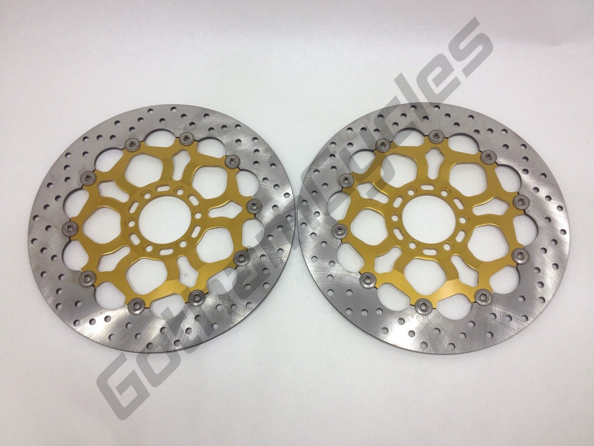 ドゥカティs4 s4r ディスクローターブレンボ Ducati 996 ST4 ST4S Monster S4 S4R SNOWFLAKE Gold Brembo