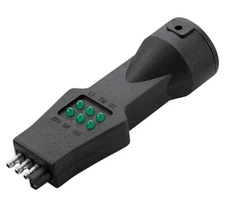 LED Truck Trailer 7 Blade 4 Pin Vehicle Plug Tester Wire Light Brake Towing Fuse