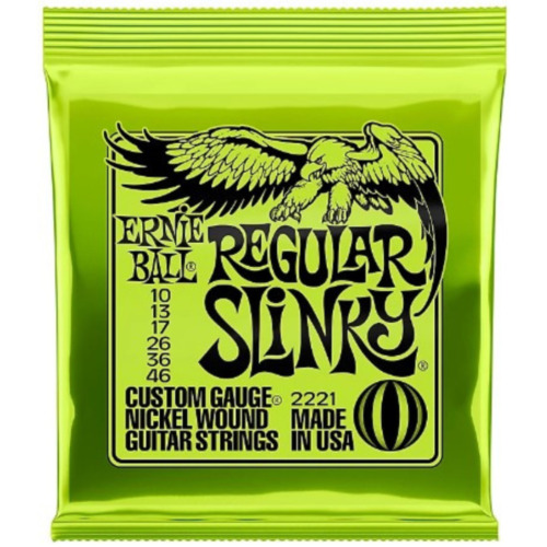 2221 Ernie Ball Regular Slinky Nickel 10-46 Saiten für E-Gitarre 10 SETS - Bild 2 von 7