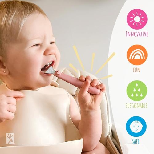 Kids Silverware with Silicone Handle | Childrens Safe Flatware | Toddler Uten... - Picture 10 of 12