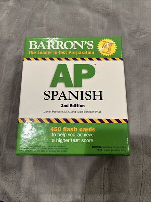 Ap Spanish flash cards