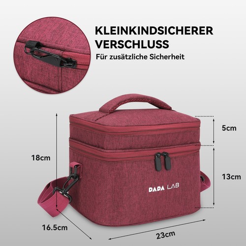 DADA LAB Tasche für Inhalationsgeräte – Passend für Pari Boy, Medisana, Omron - Bild 8 von 10