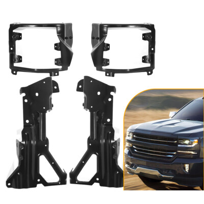 For 2016-2018 2017 Silverado 1500 Front Bumper Inner Side Bracket+Bumper Bracket