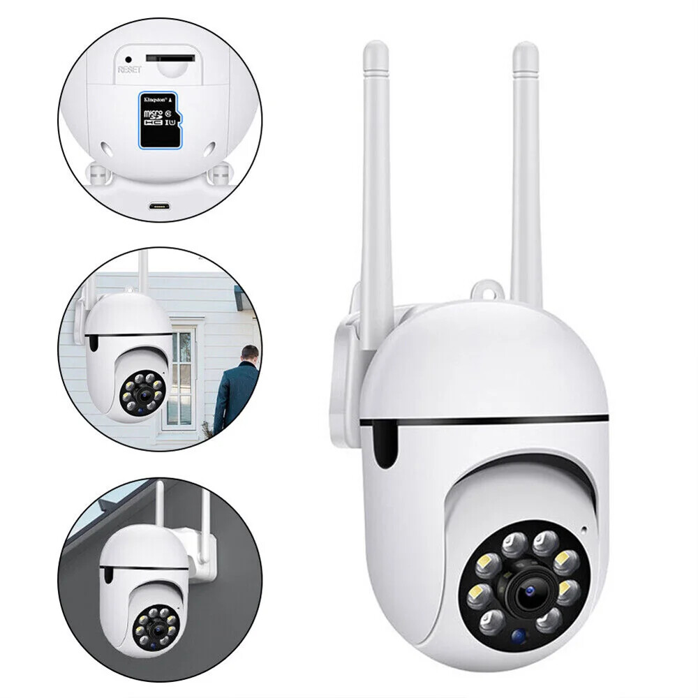 Smart A7 IP Camera with WIFI Surveillance, Night Vision, Wireless HD, and 2-Way Audio