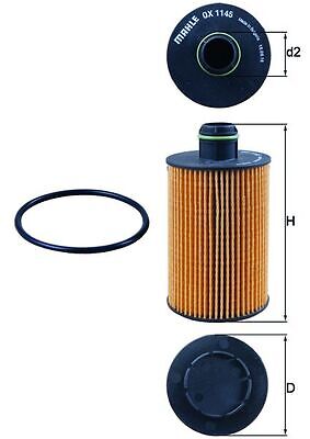 Mahle Original OX1145D ÖLfilter FüR Chrysler Jeep Maserati Lancia-image