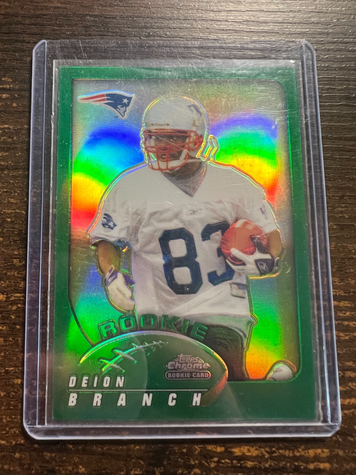 AB143,838 - 2002 Topps Chrome #264 Deion Branch RC