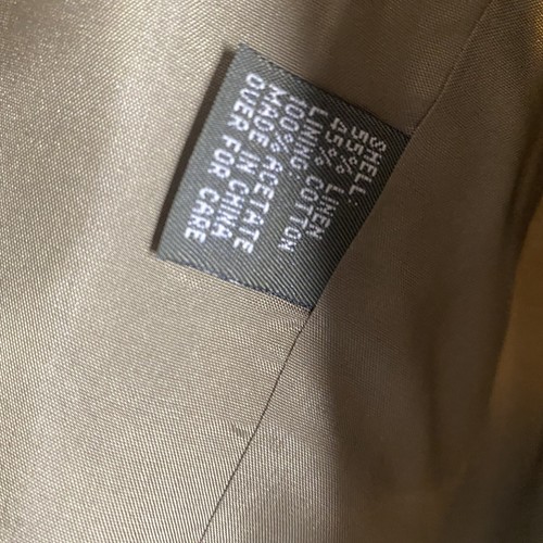 Structure Blazer Men’s XL Le Collezioni Linen 2B Sports Coat Jacket Herringbone - Picture 9 of 9