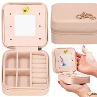 Springos Schmuckschatulle Schmuckdose Schmuckbox 10 X 10 X 5 Cm