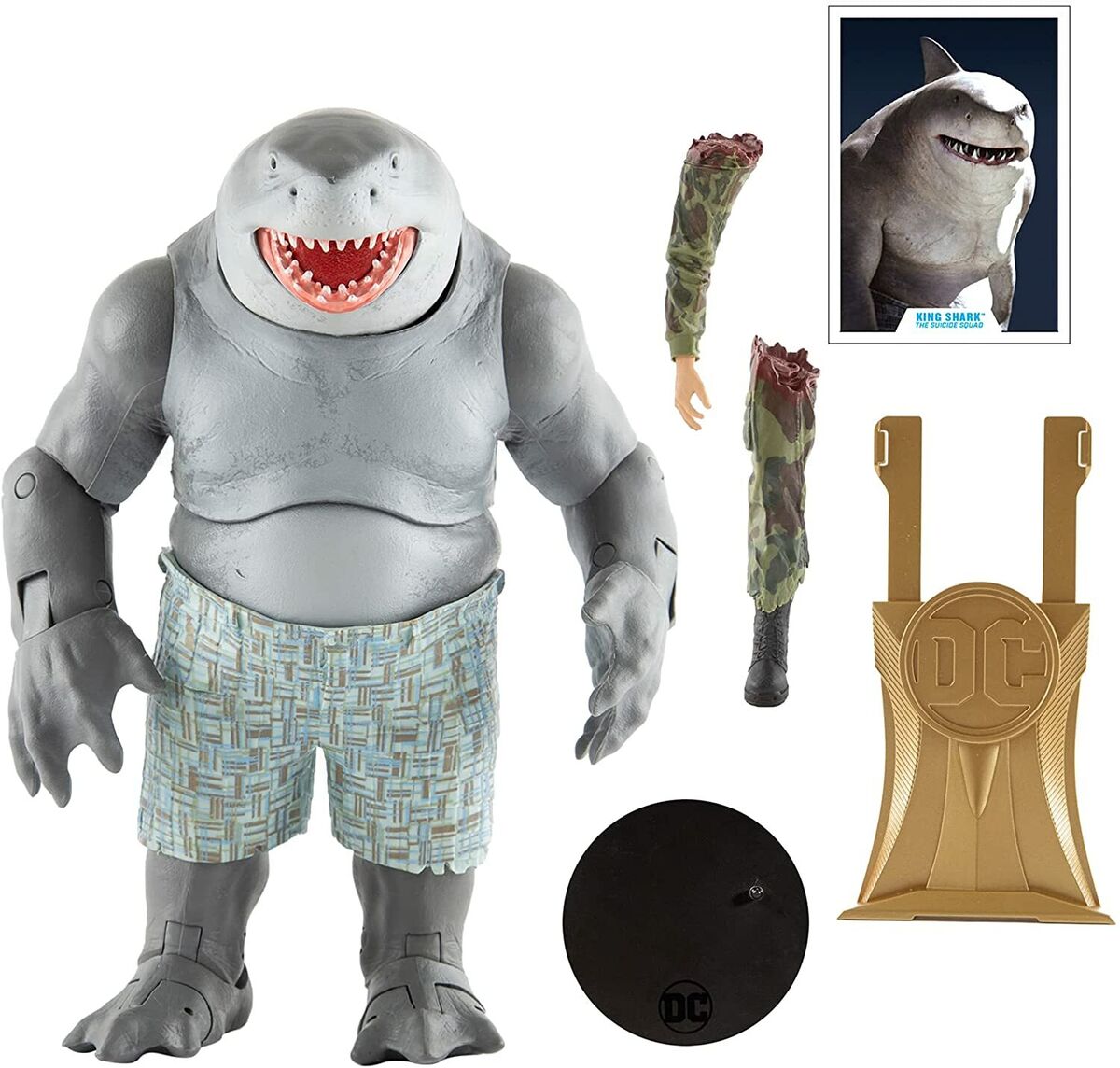 McFARLANE DC MULTIVERSE KING SHARK SUICIDE SQUAD GOLD LABEL McFARLANE DC MULTIVERSE KING SHARK SUICIDE SQUAD GOLD LABEL