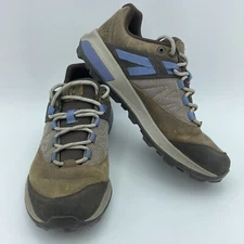 MERRELL Womens 8 Zion Cloudy Leather Mesh Hiking Trail Shoes Blue J18790 Outdoor
