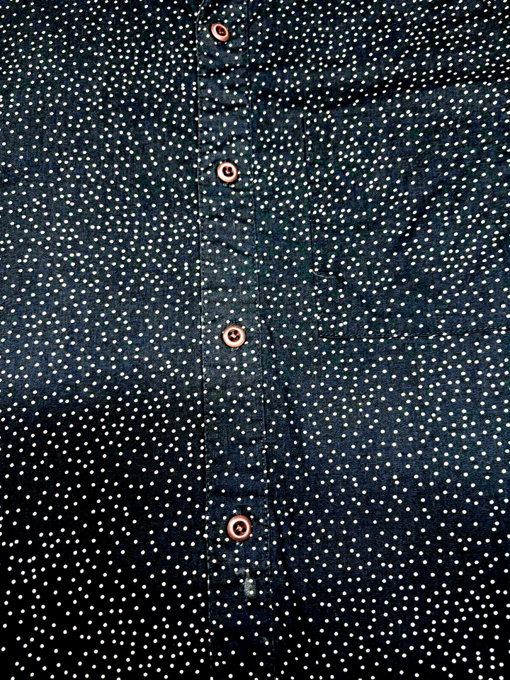 Hurley Mens Lounge Short Sleeve Green Cotton Poly Spandex Shirt Medium M - Image 2 of 4