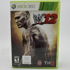 Xbox 360 WWE W12 Game