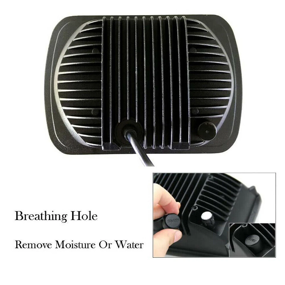 4x 4x6" LED Headlights Hi-Lo Beam H4656/4651 For Kenworth Peterbilt 357 379 378 - Image 4 of 4