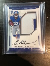 2016 National Treasures RPA 2 Color Patch Sterling Shepard Auto Rc Srl # 39/99