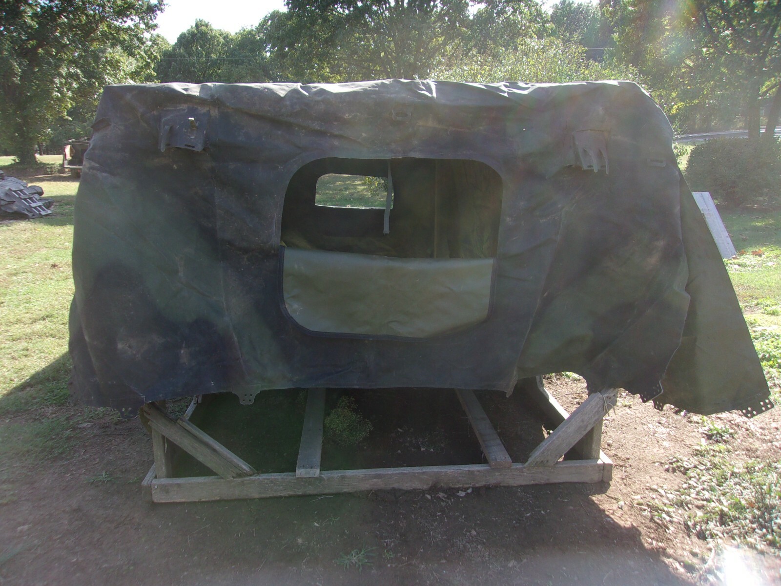 MILITARY SURPLUS CAMO TRUCK COVER 8 x13.5 x 3 5 TON NOT MTV SERIES