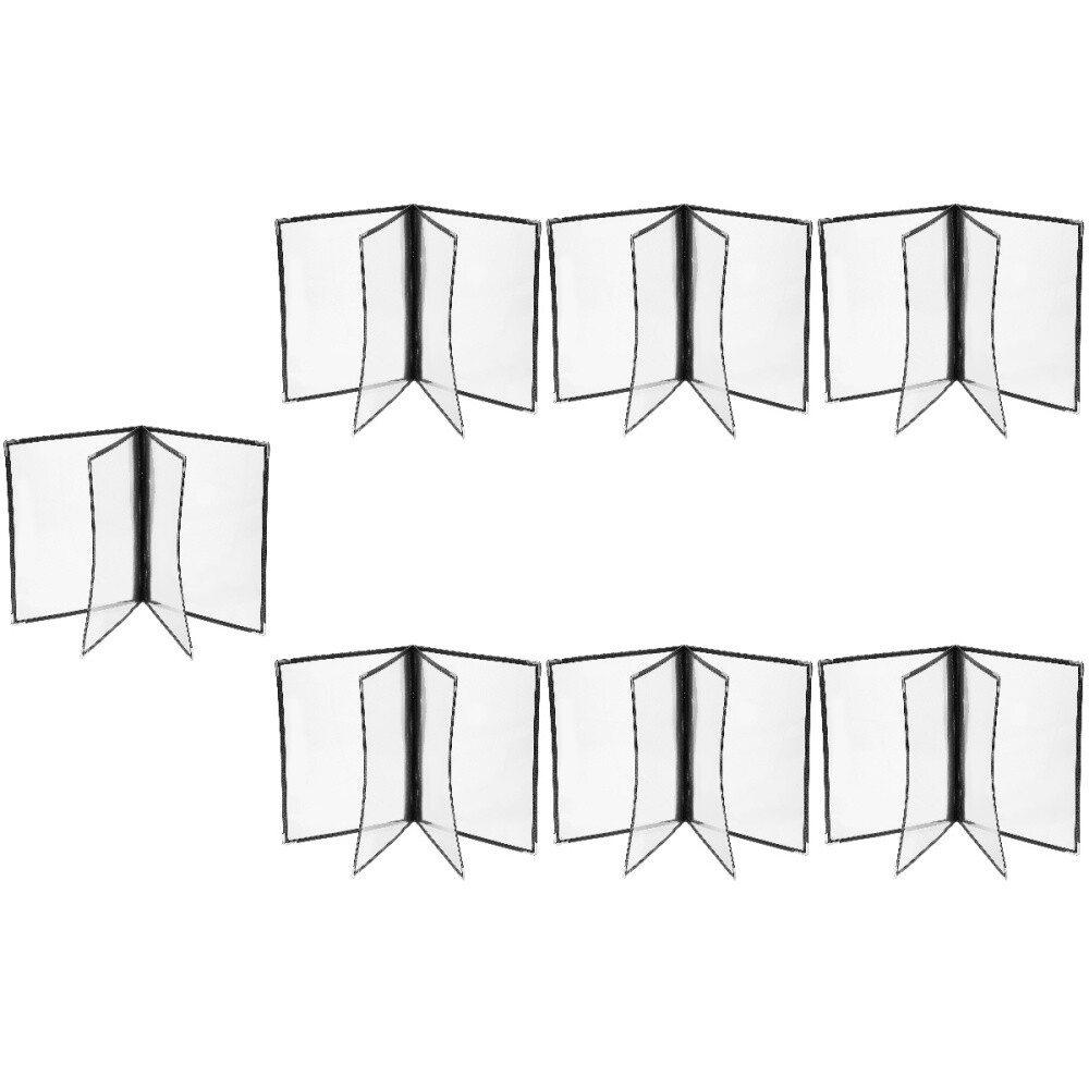 7 Pc Recipe Folder Pvc Wine List Cover Menu Covers 8.5 X 14 Restaurant