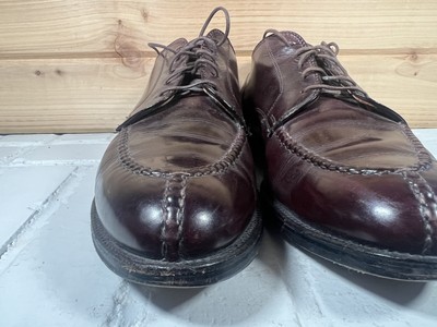 Alden 2210 Norwegian Front Blucher is built on the Aberdeen last. The model has a Horween Color 8 Shell Cordovan leather upper with a double leather outsole.