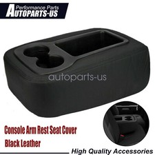 For 2007-2014 Gmc Sierra 1500 2500 3500 Hd Leather Armrest Console Seat Cover