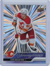 2023-24 Upper Deck Ilya Solovyov Young Guns Rookie Outburst - Calgary Flames