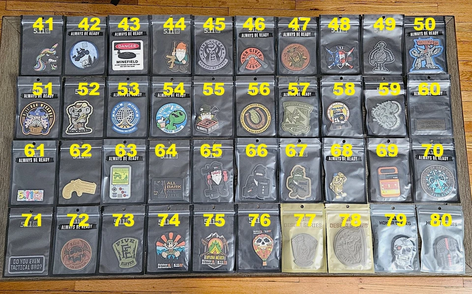 (Nuevo) Parches tácticos 5.11 - Parches bordados de alta calidad Foto 2 de 3