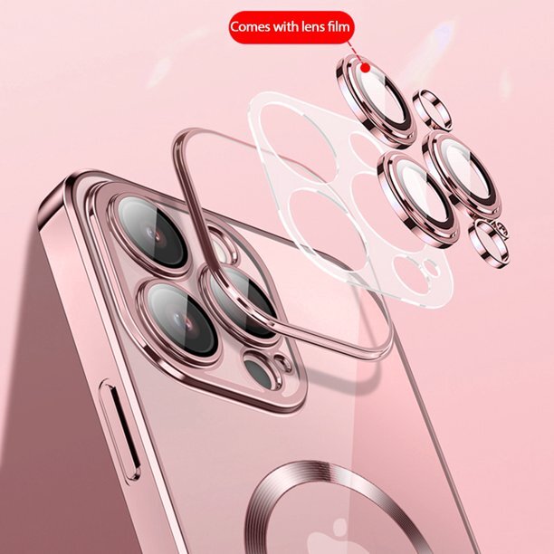 For iPhone 16 15 14 13 12 11 Pro Max Mag Safe Shockproof Case Camera ...