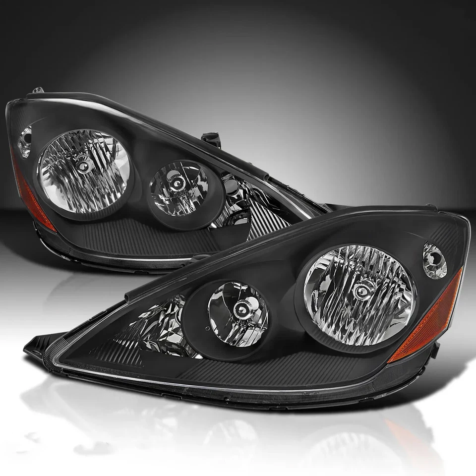 Fit For 2006-2010 Toyota Sienna Halogen Black Headlights HeadLamps Assembly — 第 3/4 张图片