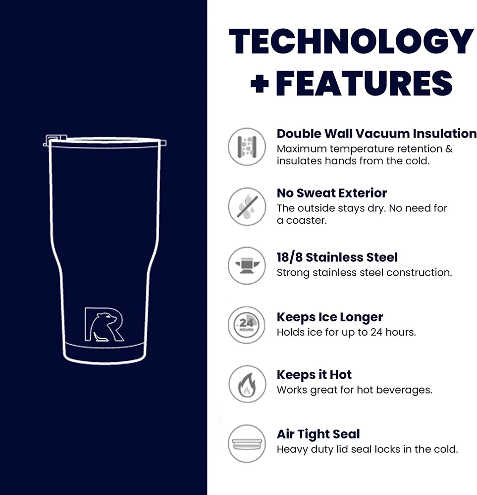 Tumbler, 30 Oz Insulated Tumbler Stainless Steel Coffee Travel Mug with Lid, Spi
