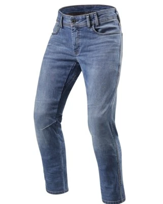 Jeans Moto Rev' It Detroit Bleu Délavé Cordura Denim Élastique TG 38 (52) - Photo 1/2