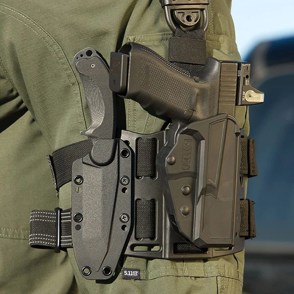 Тактическая кобура 5.11 ThumbDrive Beretta 92 под правую руку - черная (019) - 1 РАЗМЕР - Изображение 3 из 3