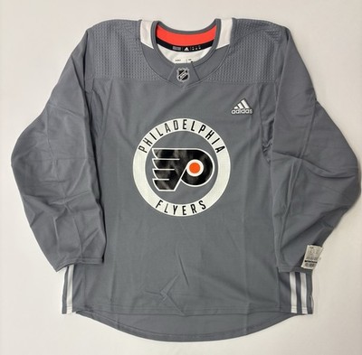 Philadelphia Flyers MiC Adidas Practice Jersey Gray 52 NWT