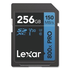 Lexar Pro Blue Series 256GB SDXC UHS-I Memory Card LSD800P-256G-BU
