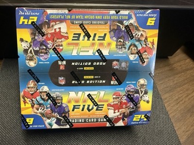 Panini NFL Five 2020 Edition Sealed Trading Card Game Box 24 Packs 9 Cards/Pack