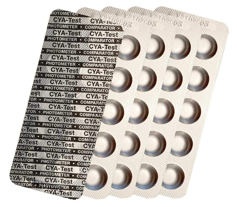 harren24 Compresse per test fotometrici Cloro DPD1, DPD3, Ossigeno attivo (f0J)