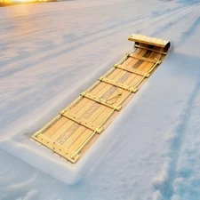 Vintage Toboggan Sleigh Sled Bobsled Christmas Toy MAKE AN OFFER