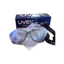 Uvex Safety Glasses Black S2604XP Black Matte Frame Reflect 50 Lens