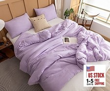 King Size Comforter Set Lavender, 3pcs 1 King Comforter 104"x90" Lavendar