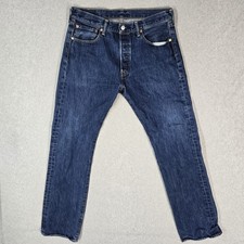 VINTAGE Levi's 501 Men Jeans 33X32 Blue Denim Original Fit Straight Leg