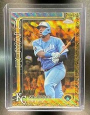 SALVADOR PEREZ GOLD WAVE /75 - 2025 Topps Gilded Collection #72 Royals