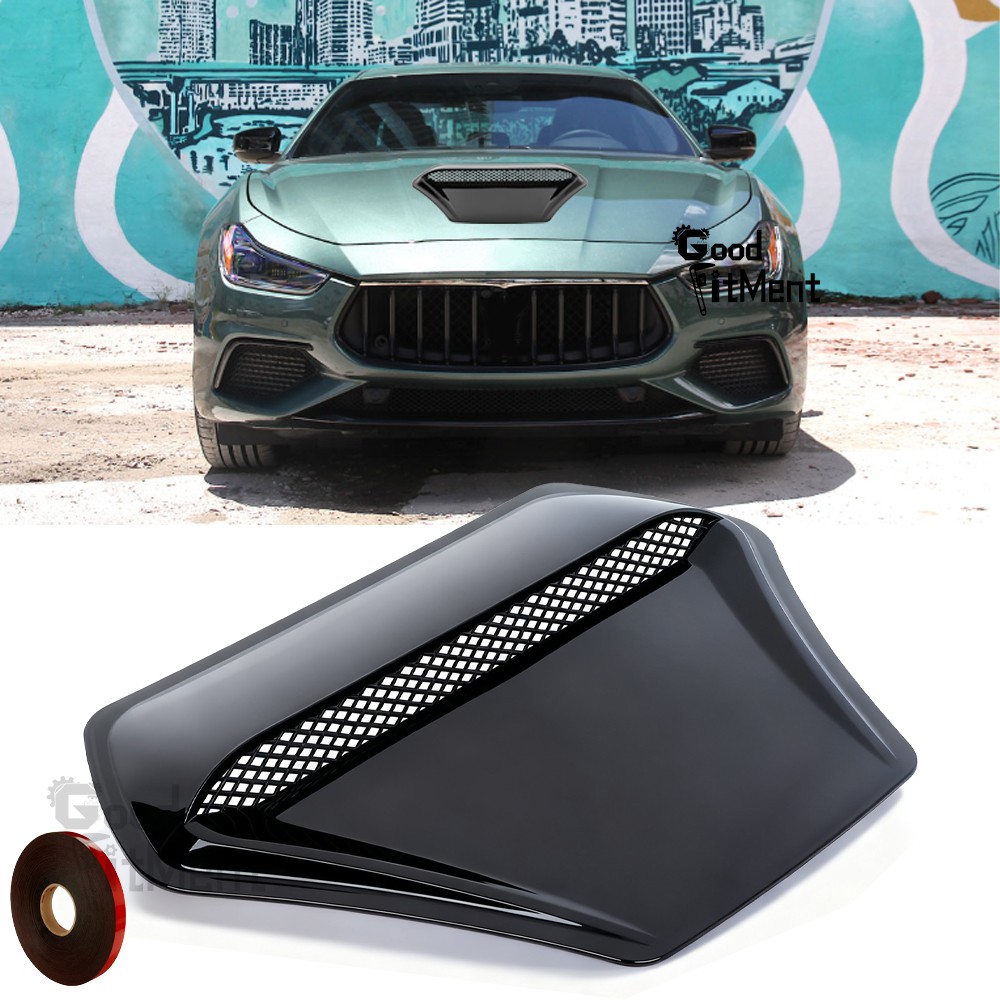For Maserati Ghibli Black Car Air Flow Intake Scoop Hood Vent