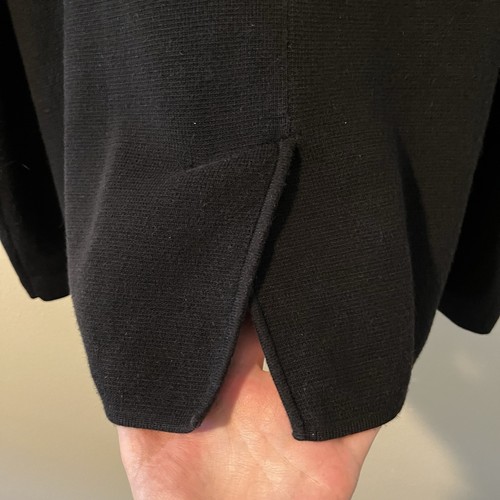 Pullover Blazer Damen XXL Minimalistisch Schwarz Karriere Arbeitskleidung Strick Klassisch Preppy - Bild 11 von 11