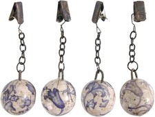 Esschert Design AC99 11 x 4 x 4cm Mixed Materials Tablecloth Weight - Multi-Col